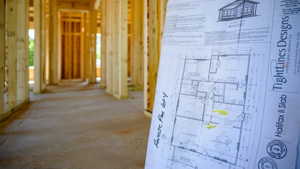 Planos de una vivienda en obra: lo que revisa el tasador en el informe de tasación